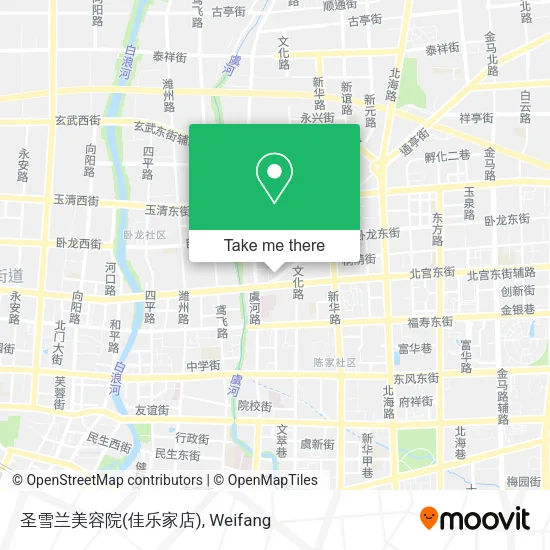 圣雪兰美容院(佳乐家店) map