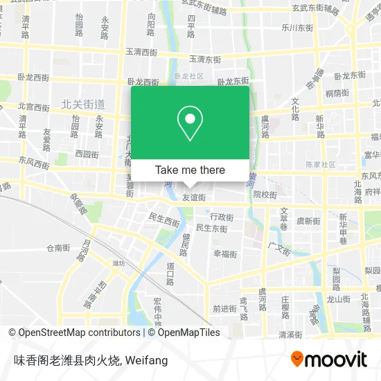 味香阁老潍县肉火烧 map
