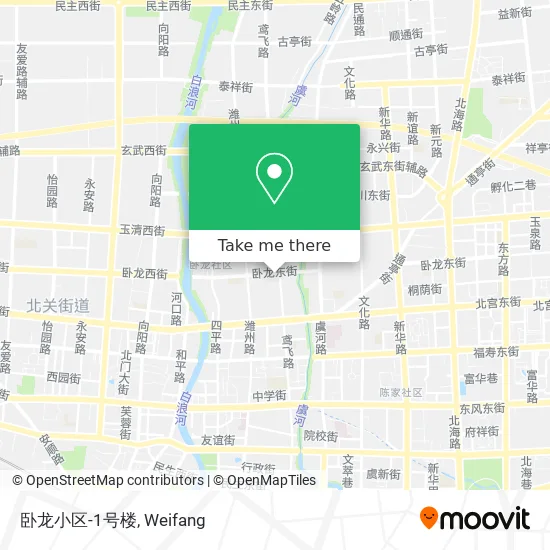 卧龙小区-1号楼 map