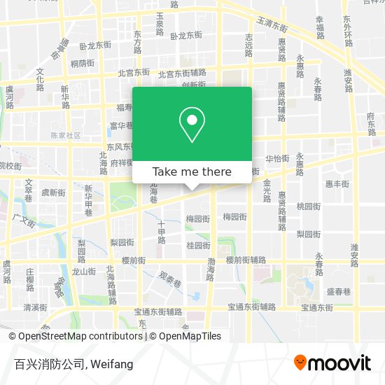 百兴消防公司 map