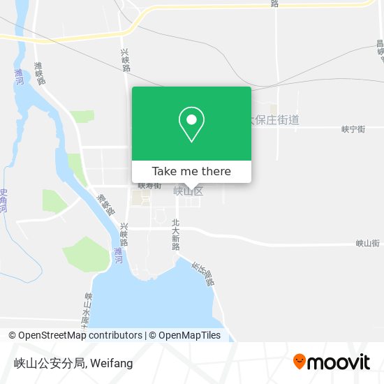 峡山公安分局 map