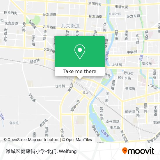 潍城区健康街小学-北门 map