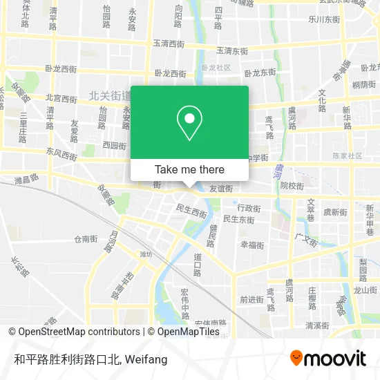和平路胜利街路口北 map