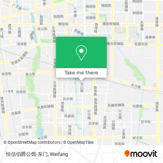 恒信伯爵公馆-东门 map