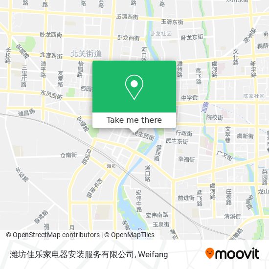 潍坊佳乐家电器安装服务有限公司 map