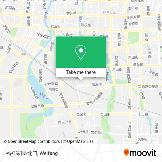 福祥家园-北门 map