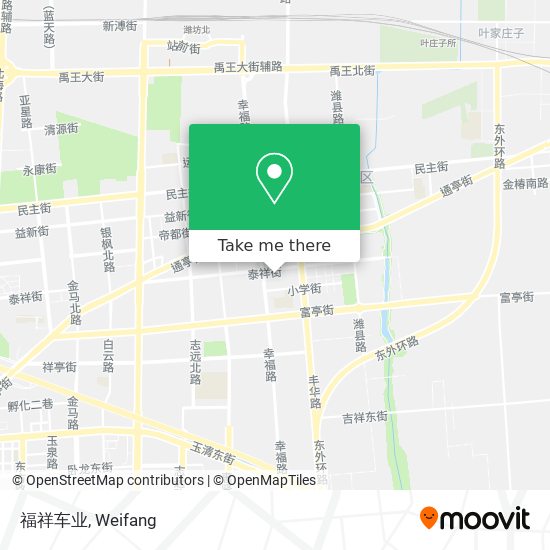 福祥车业 map
