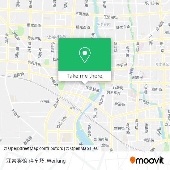 亚泰宾馆-停车场 map