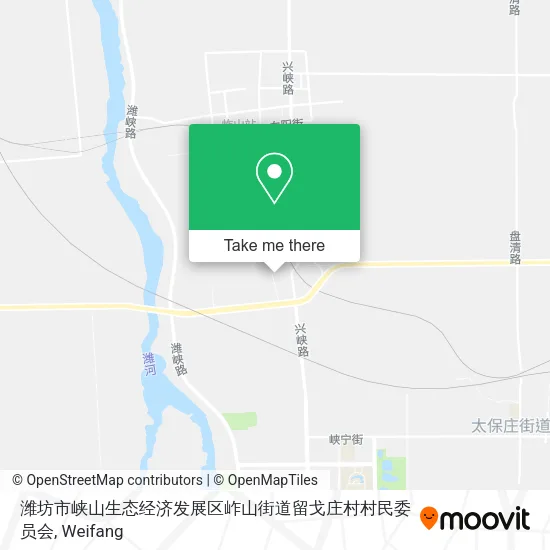 潍坊市峡山生态经济发展区岞山街道留戈庄村村民委员会 map
