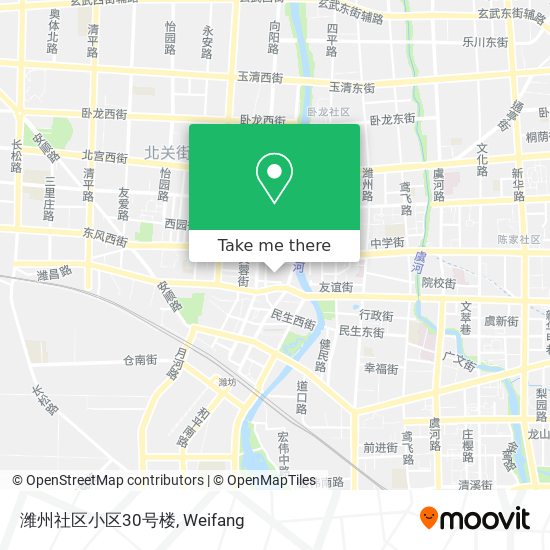 潍州社区小区30号楼 map