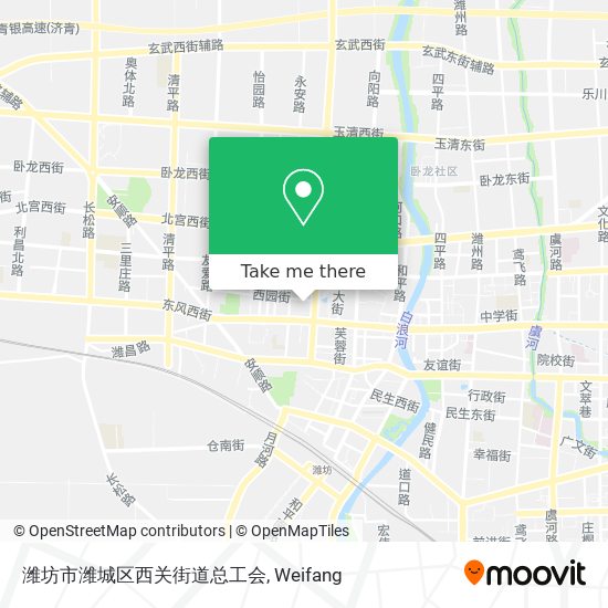 潍坊市潍城区西关街道总工会 map