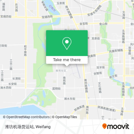 潍坊机场货运站 map