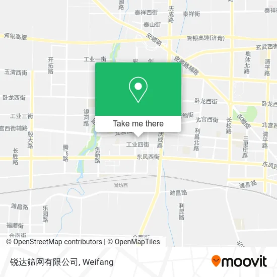 锐达筛网有限公司 map