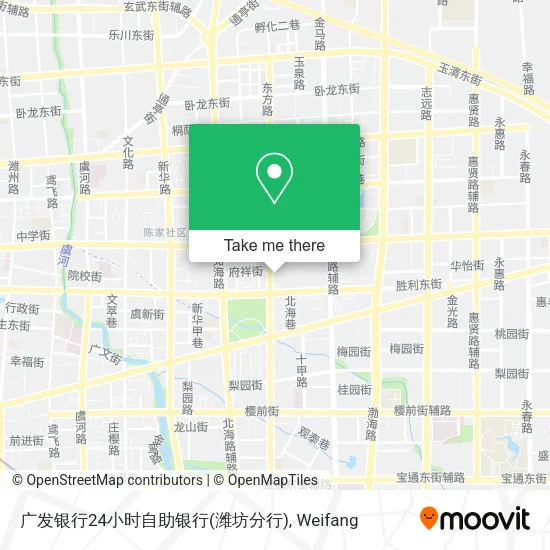 广发银行24小时自助银行(潍坊分行) map