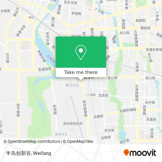 半岛创新谷 map