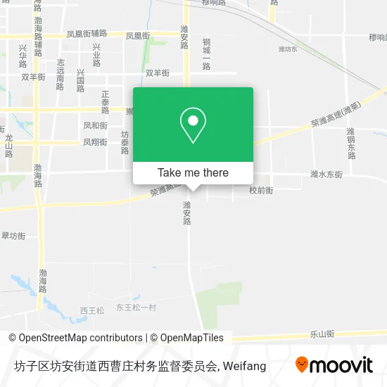 坊子区坊安街道西曹庄村务监督委员会 map