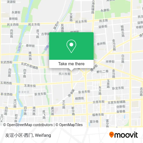 友谊小区-西门 map