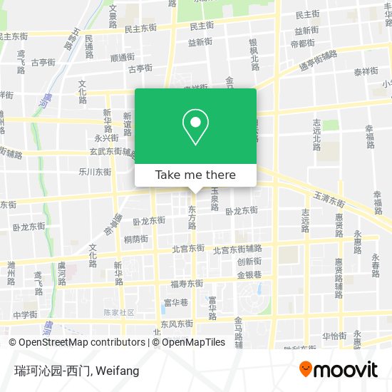 瑞珂沁园-西门 map