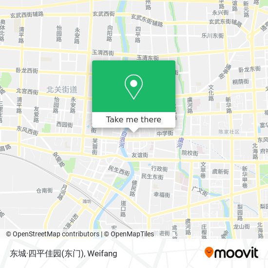 东城·四平佳园(东门) map