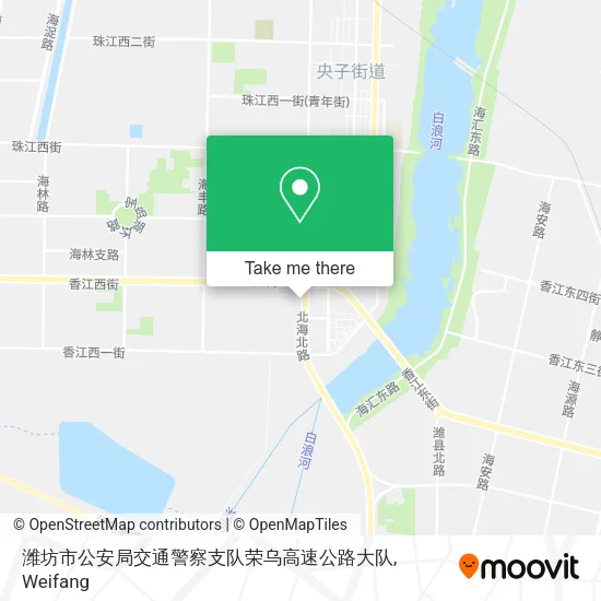 潍坊市公安局交通警察支队荣乌高速公路大队 map