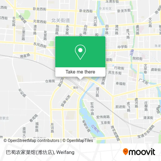 巴蜀农家菜馆(潍坊店) map
