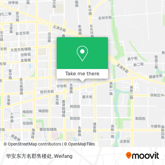 华安东方名郡售楼处 map