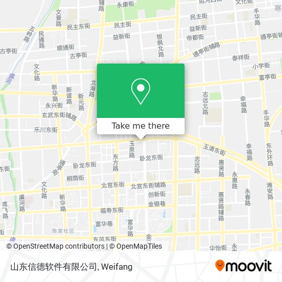 山东信德软件有限公司 map
