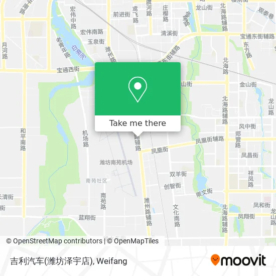 吉利汽车(潍坊泽宇店) map