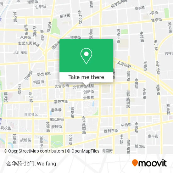 金华苑-北门 map