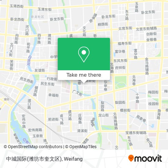 中城国际(潍坊市奎文区) map