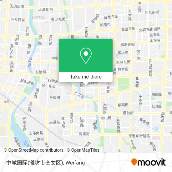 中城国际(潍坊市奎文区) map