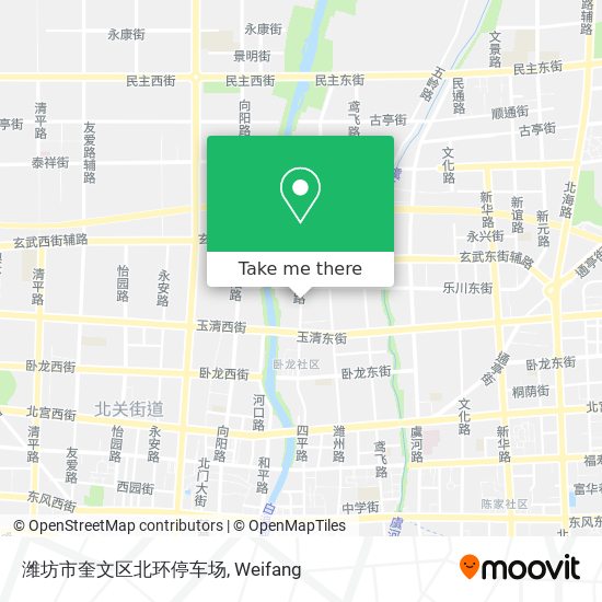 潍坊市奎文区北环停车场 map