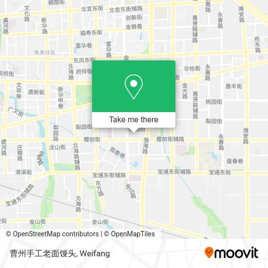 曹州手工老面馒头 map
