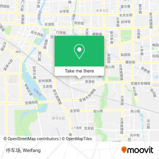 停车场 map
