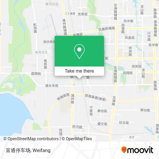 富通停车场 map