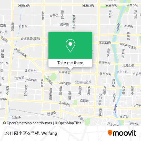 名仕园小区-2号楼 map