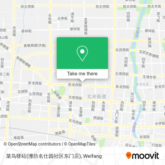 菜鸟驿站(潍坊名仕园社区东门店) map