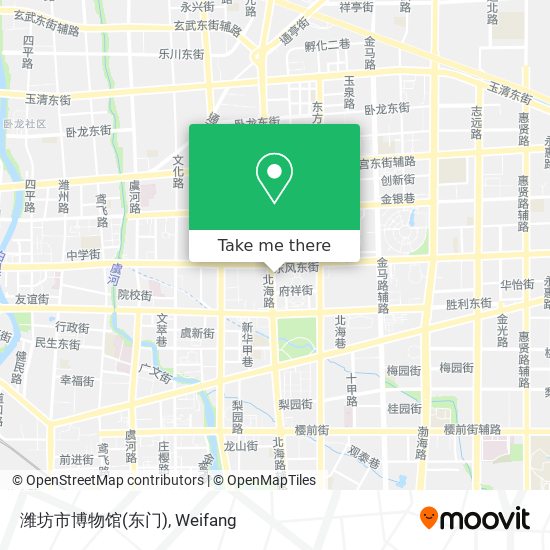 潍坊市博物馆(东门) map
