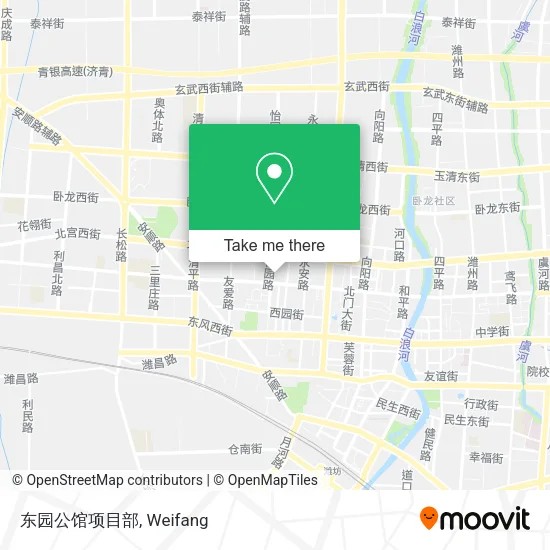 东园公馆项目部 map