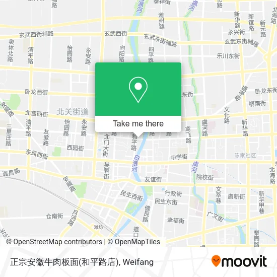 正宗安徽牛肉板面(和平路店) map
