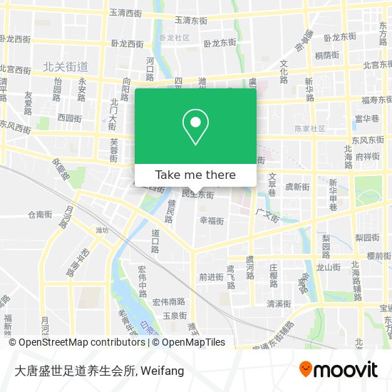 大唐盛世足道养生会所 map