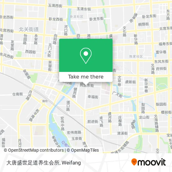 大唐盛世足道养生会所 map