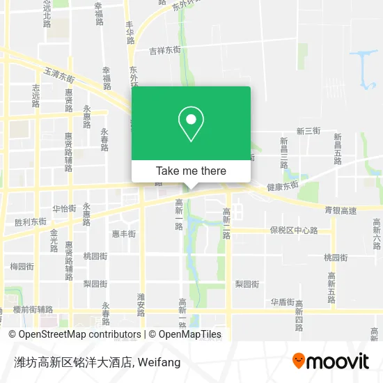潍坊高新区铭洋大酒店 map