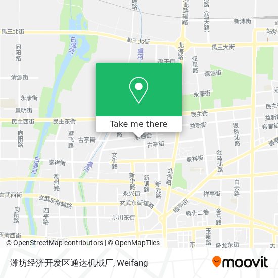 潍坊经济开发区通达机械厂 map