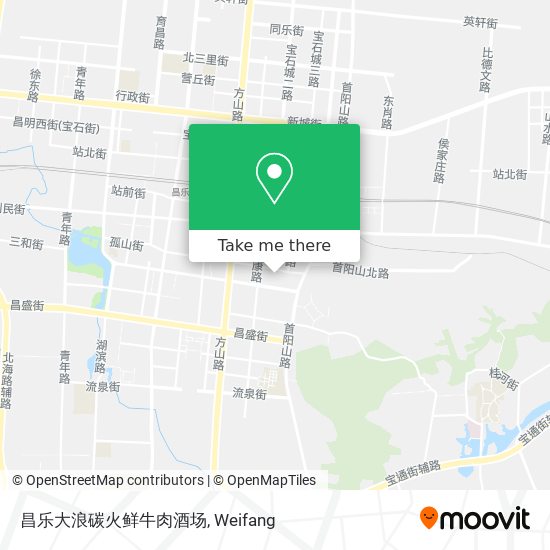 昌乐大浪碳火鲜牛肉酒场 map