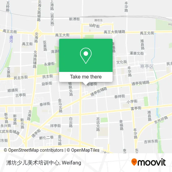 潍坊少儿美术培训中心 map