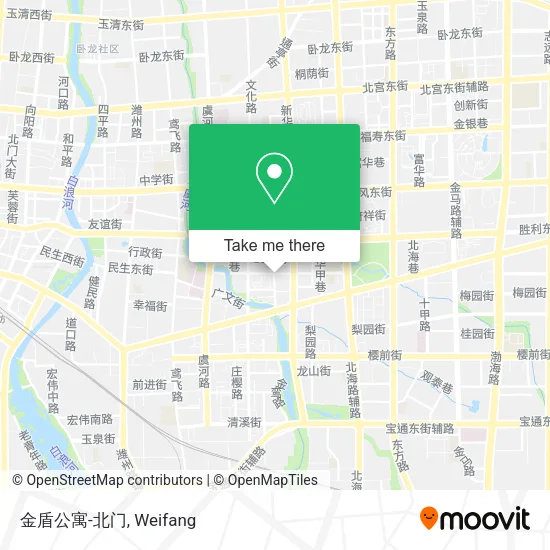 金盾公寓-北门 map