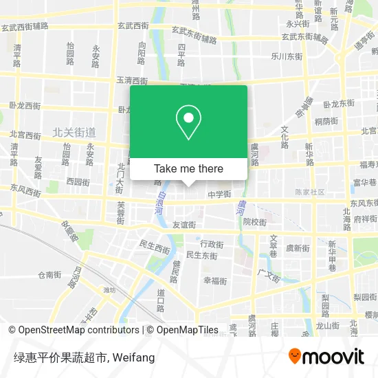 绿惠平价果蔬超市 map