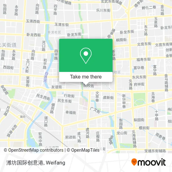 潍坊国际创意港 map