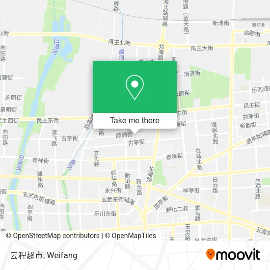 云程超市 map